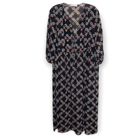 Sandro Paris Sheer Floral Dress - Picture 2 of 15